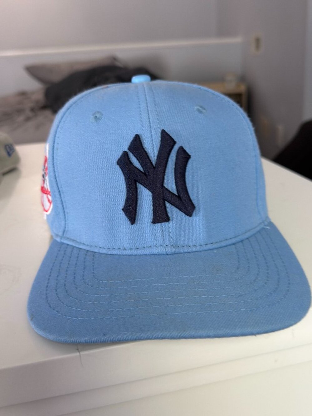 Pro Standard New York Yankees Snapback Hat, Sky Blue, Adjustable
